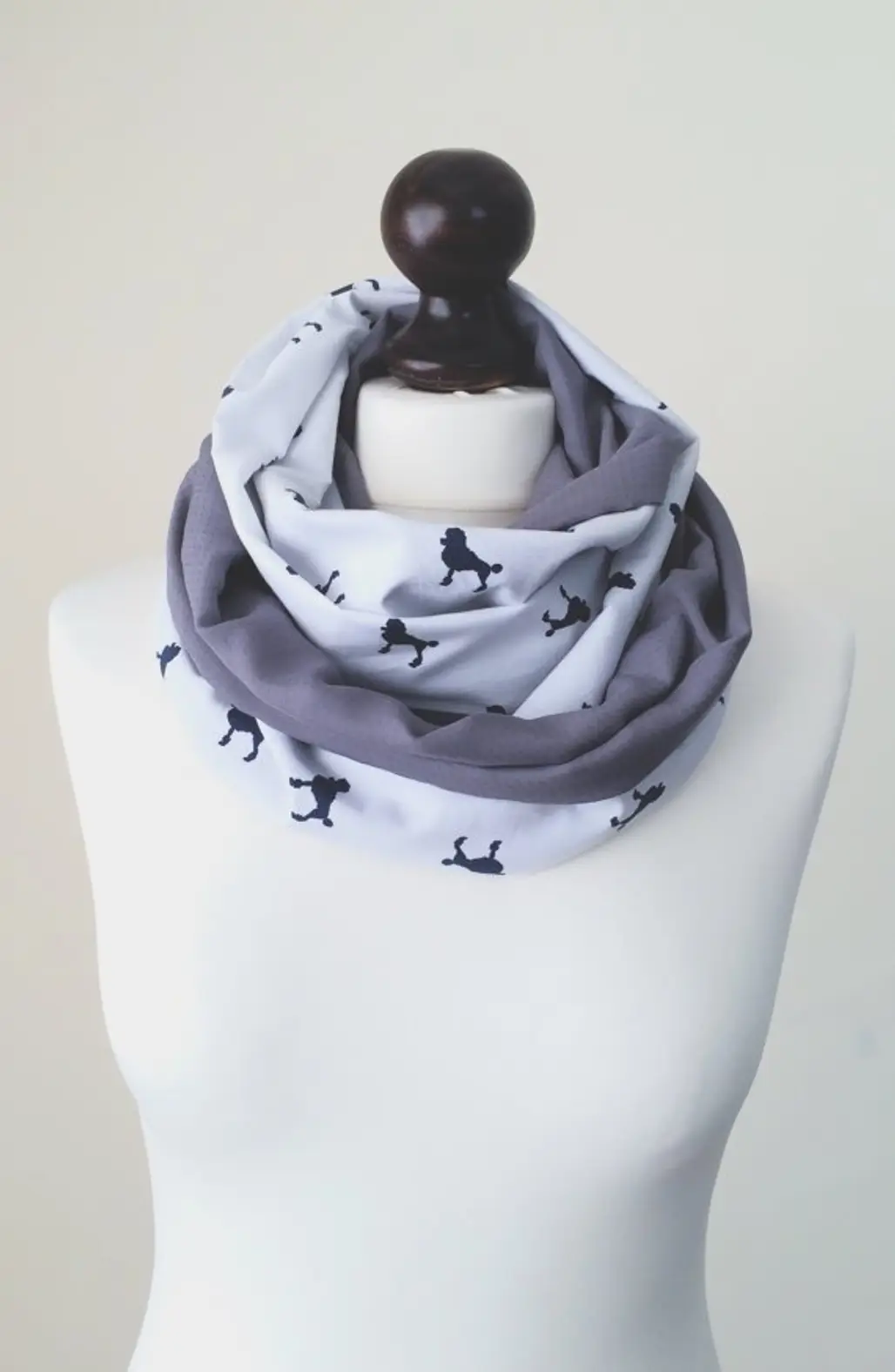 Poodle Infinity Scarf