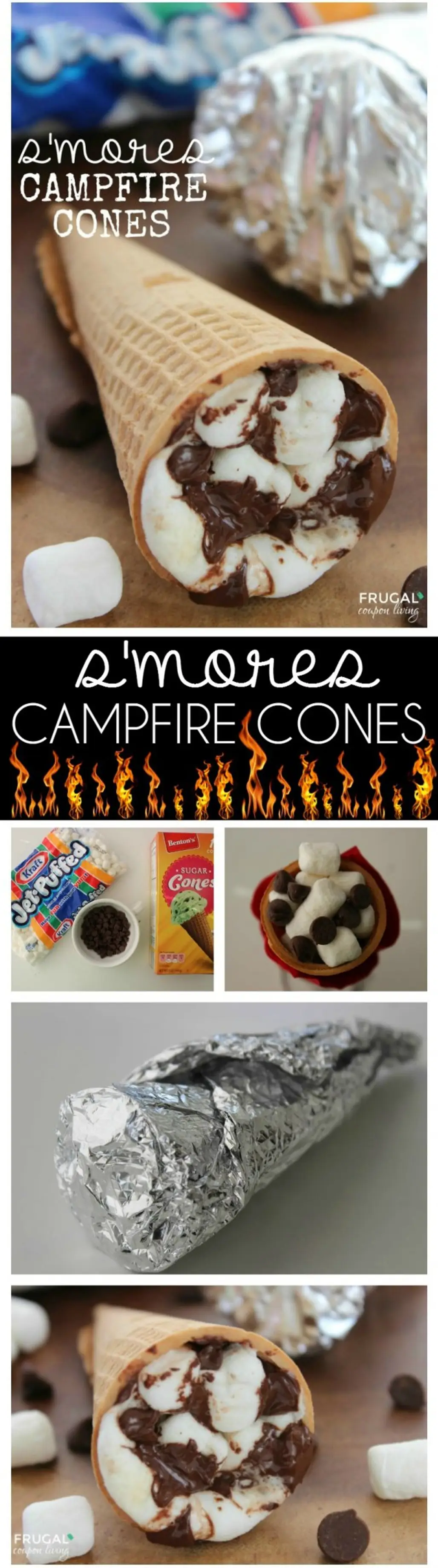 S'mores Campfire Cones