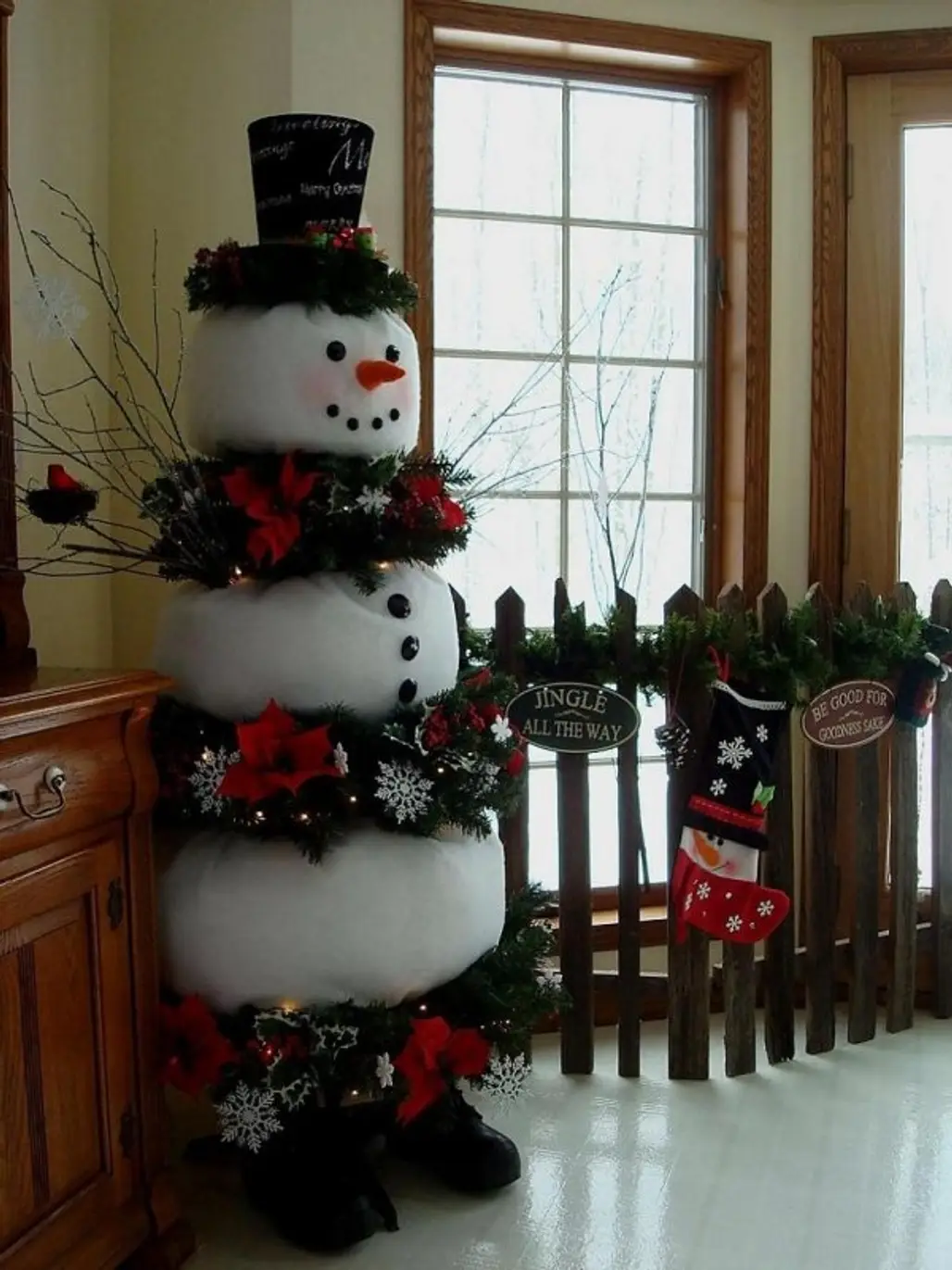 Snowman Tree