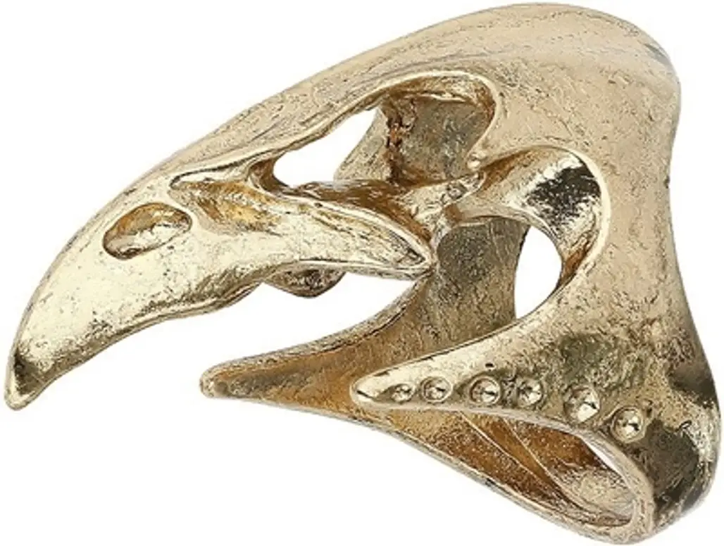 Topshop Metal Bird Skull Ring