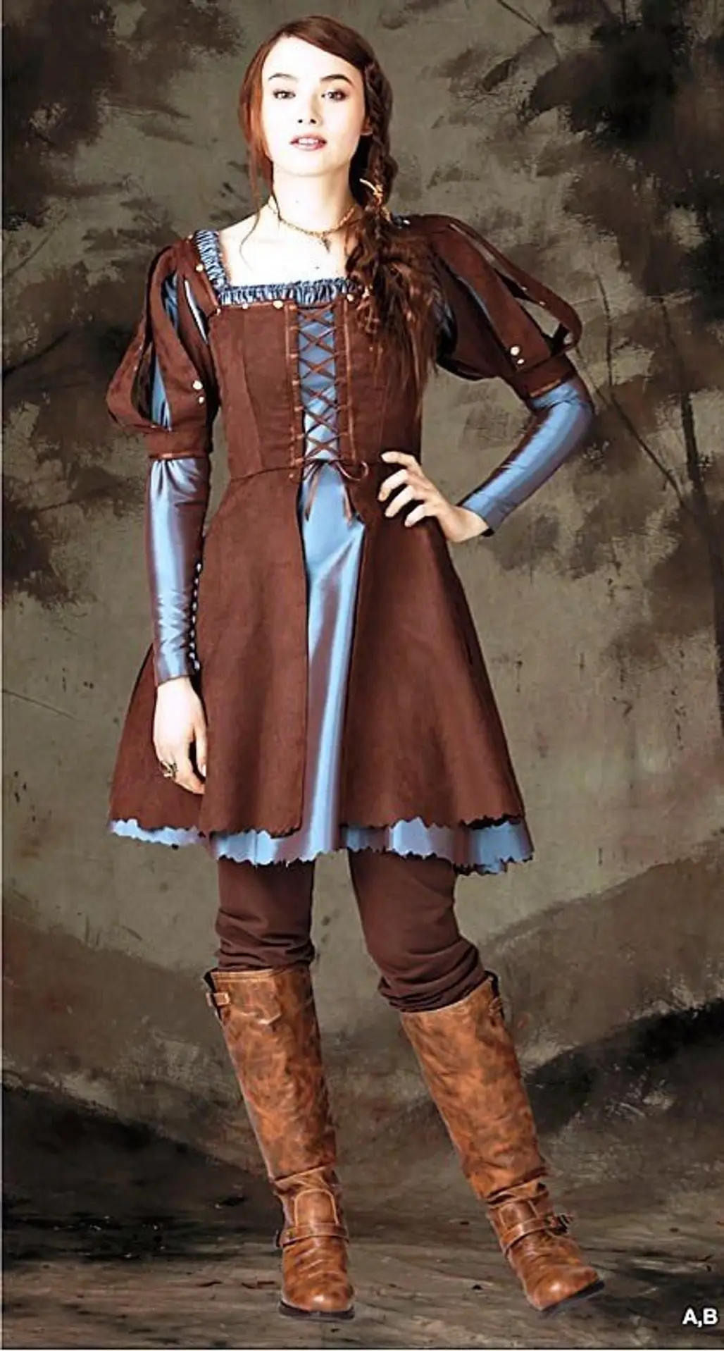 FAB Renaissance/Medieval Corset Bustier Costume PATTERN