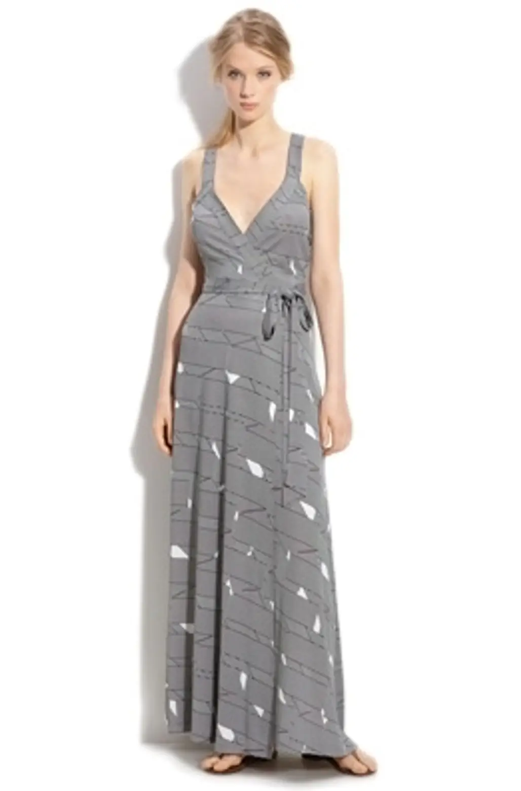 Diane Von Fastener ‘Samson’ Maxi Wrap Dress