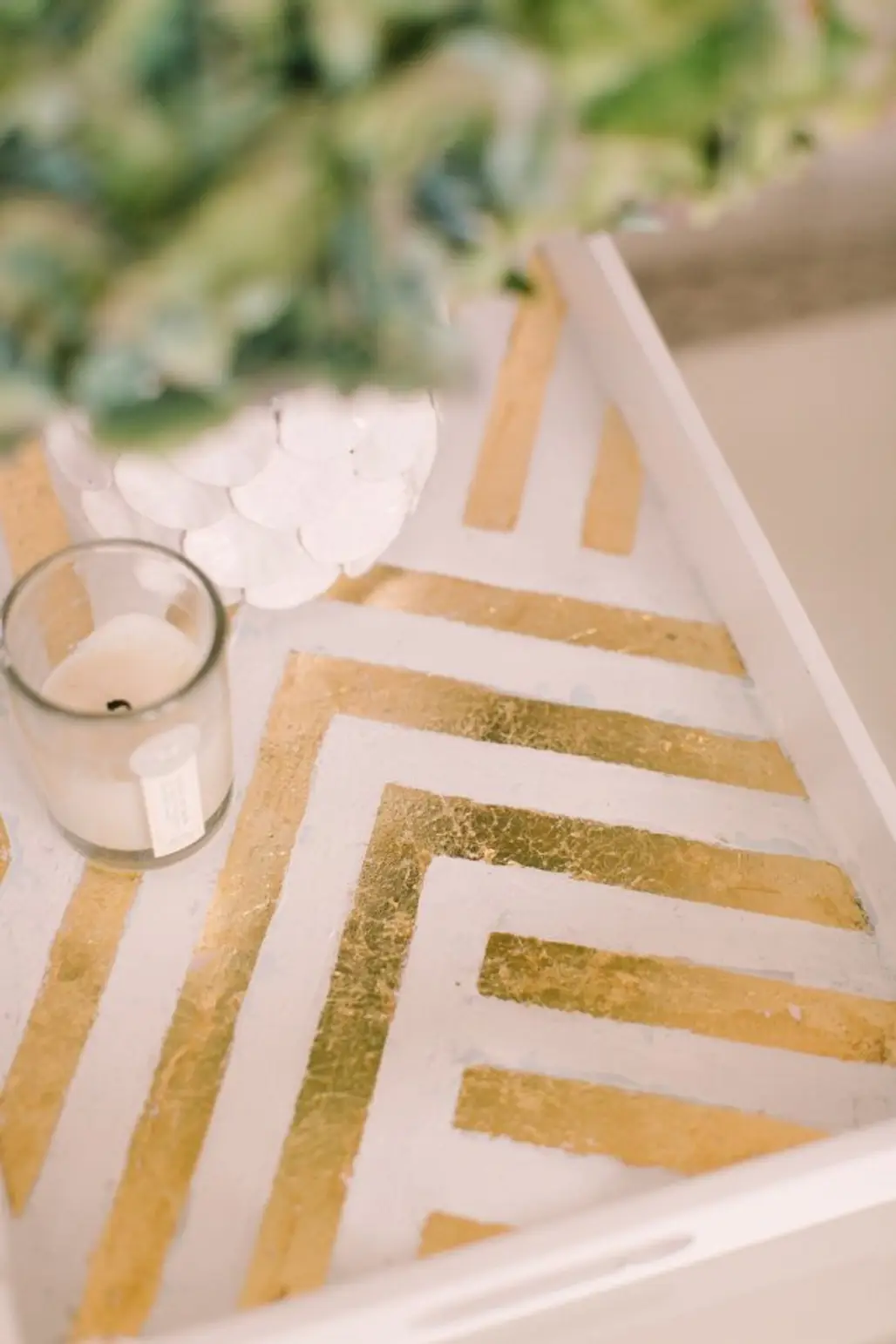 Make Serving Special with a DIY Gold Tray