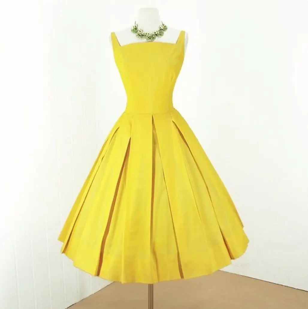 Daffodil Yellow Dress