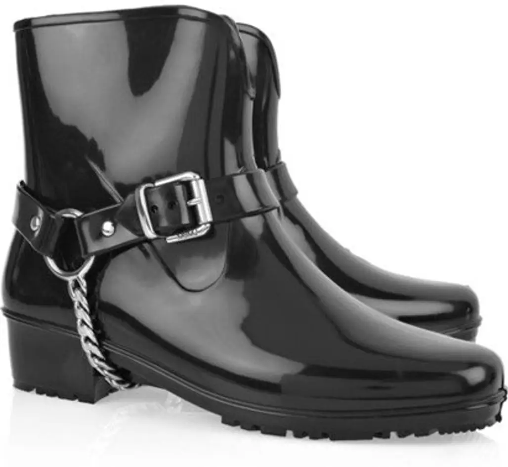 Marc by Marc Jacobs Short Buckled Rubber Boots