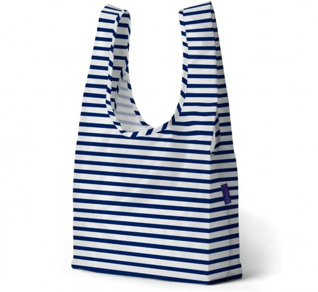 Reusable Shopping Bag, Sailor Stripe