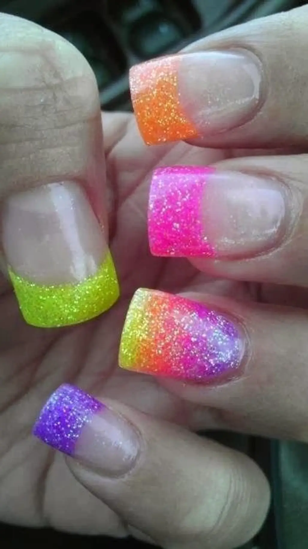 Neon Sparkles Are 80s with a Modern Twist