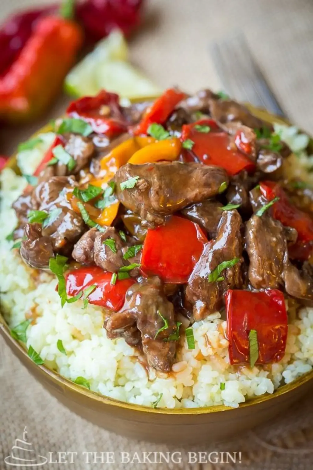 Spicy Beef and Bell Pepper Stew