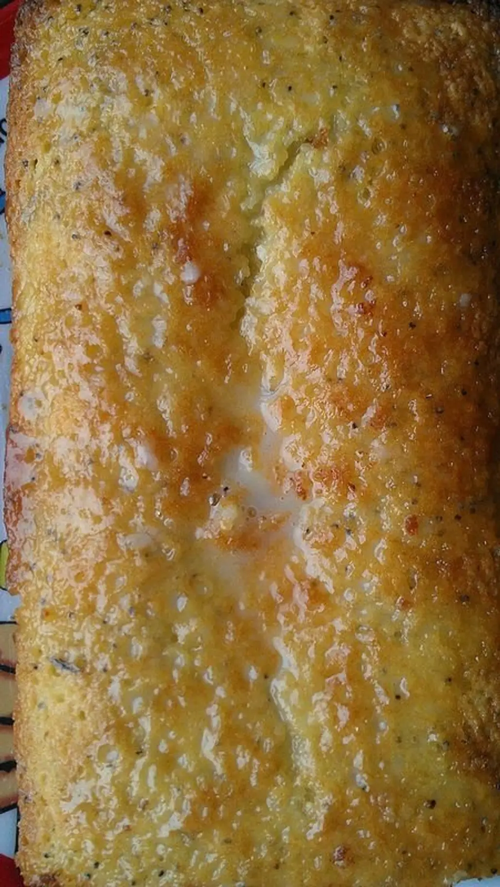 Lemon Poppyseed Olive Oil Cake with Almond Glaze