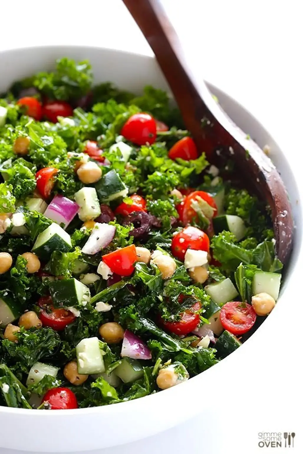Chopped Kale Greek Salad