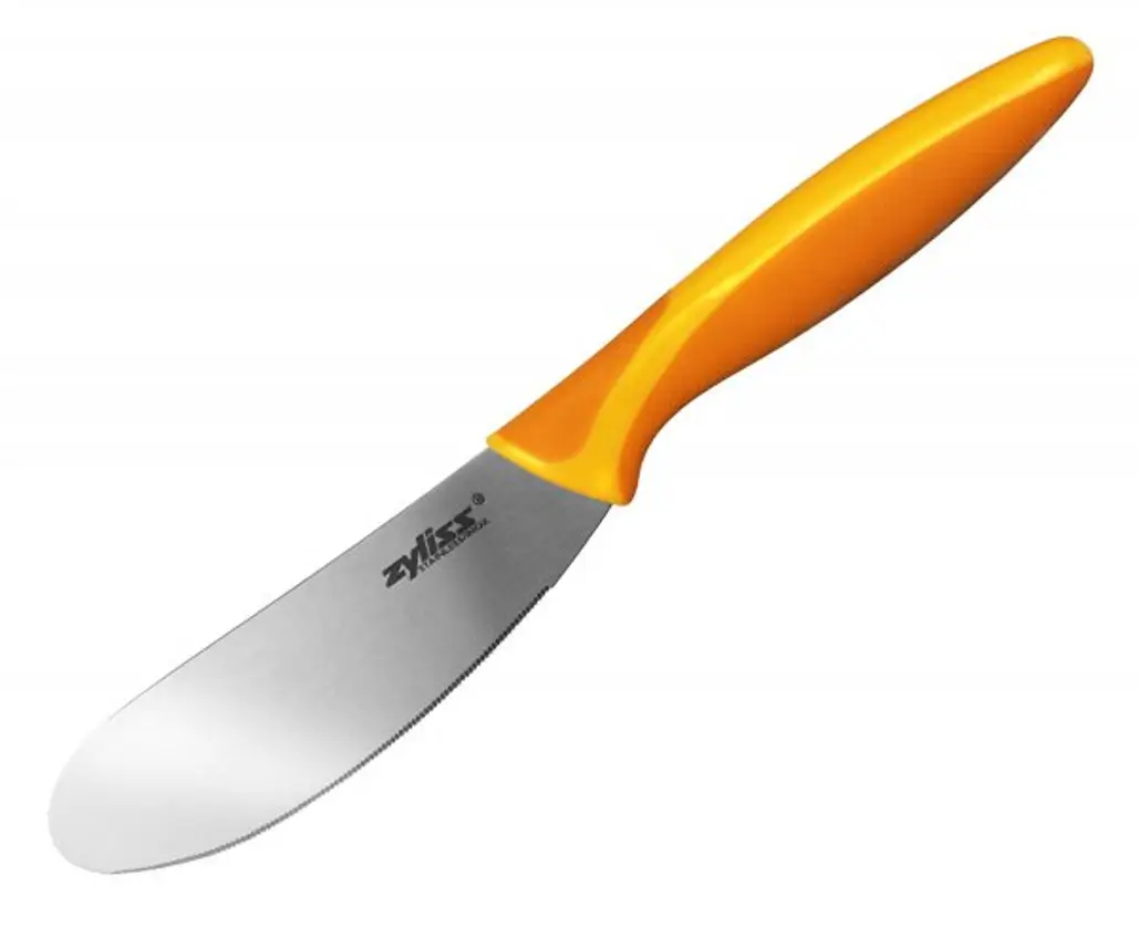 knife, orange, utility knife, blade, kitchen knife,