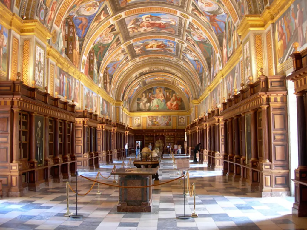 The Library of El Escorial, Spain