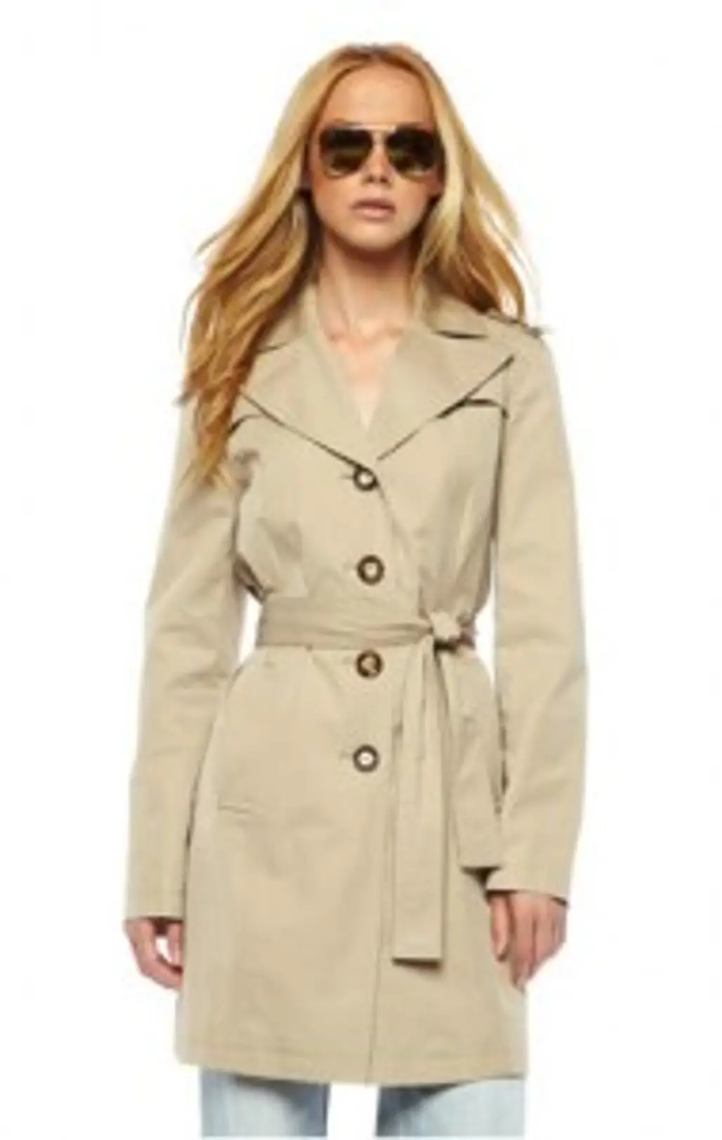 Michael by Michael Kors Belted Classic Trenchcoat