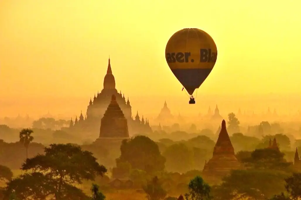 Hot Air Ballooning over Bagan
