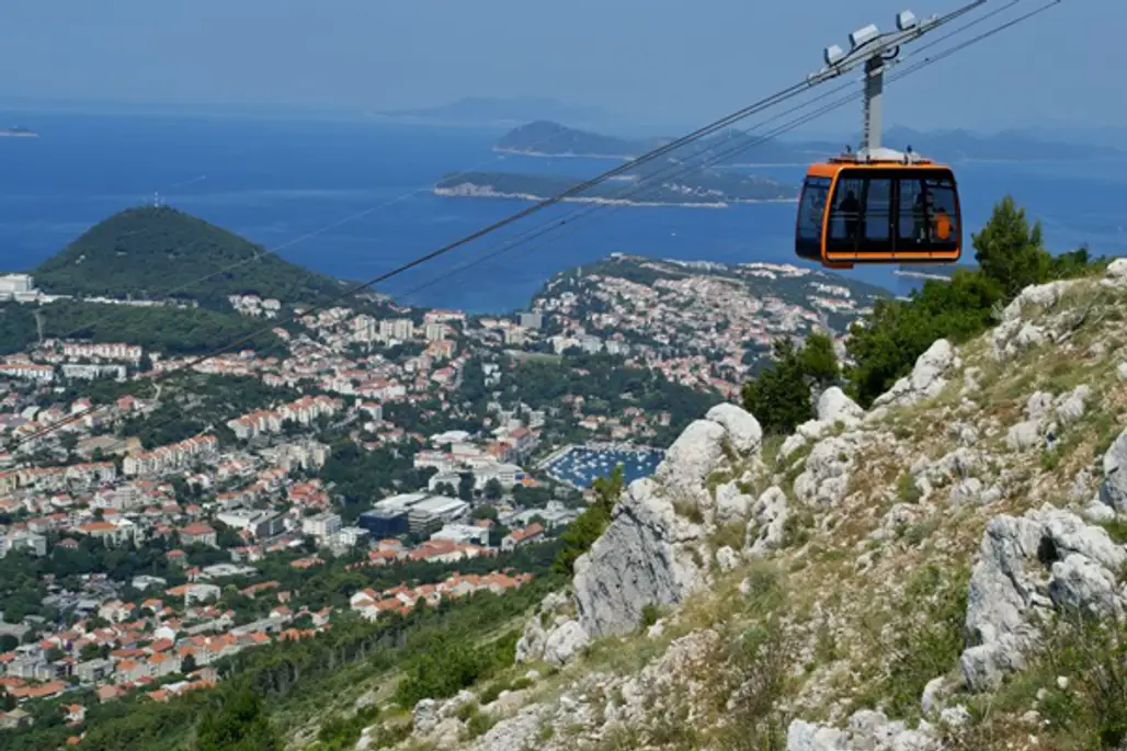Take the Cable Car up Climb Srdj Mountain