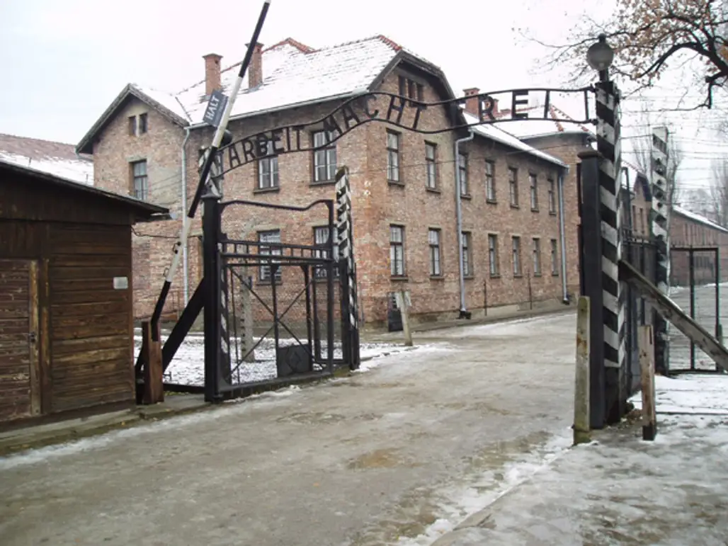 Reflect at the Auschwitz-Birkenau Museum in Oświęcim, Poland