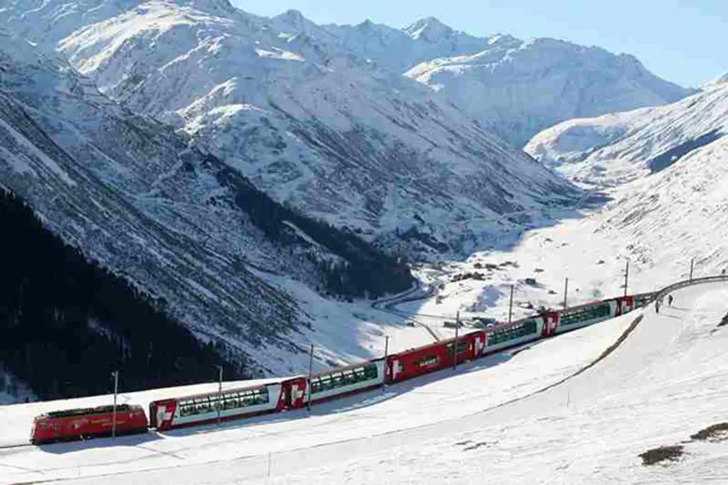 Take the Glacier Express in Switzerland