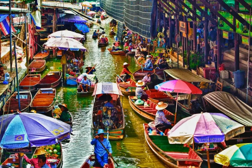 See the Floating Market