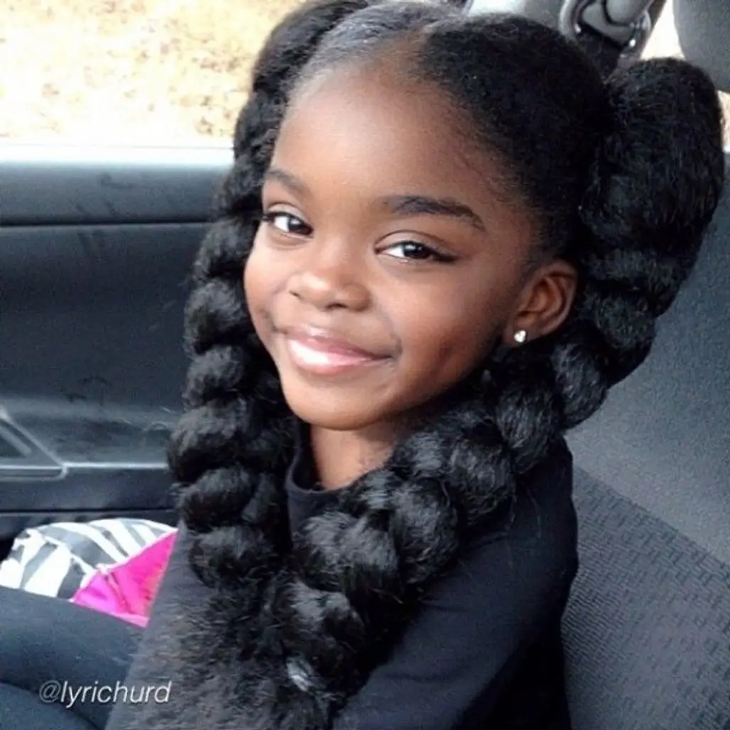 Melanin Beautiful African American G Little Girl Hairstyles of 2023 ·  Creative Fabrica