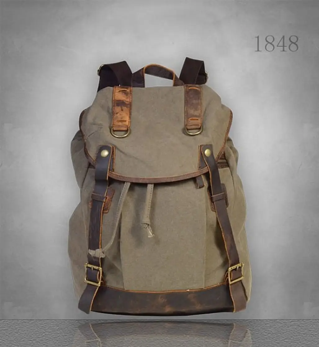 Canvas Backpack Rucksack Style