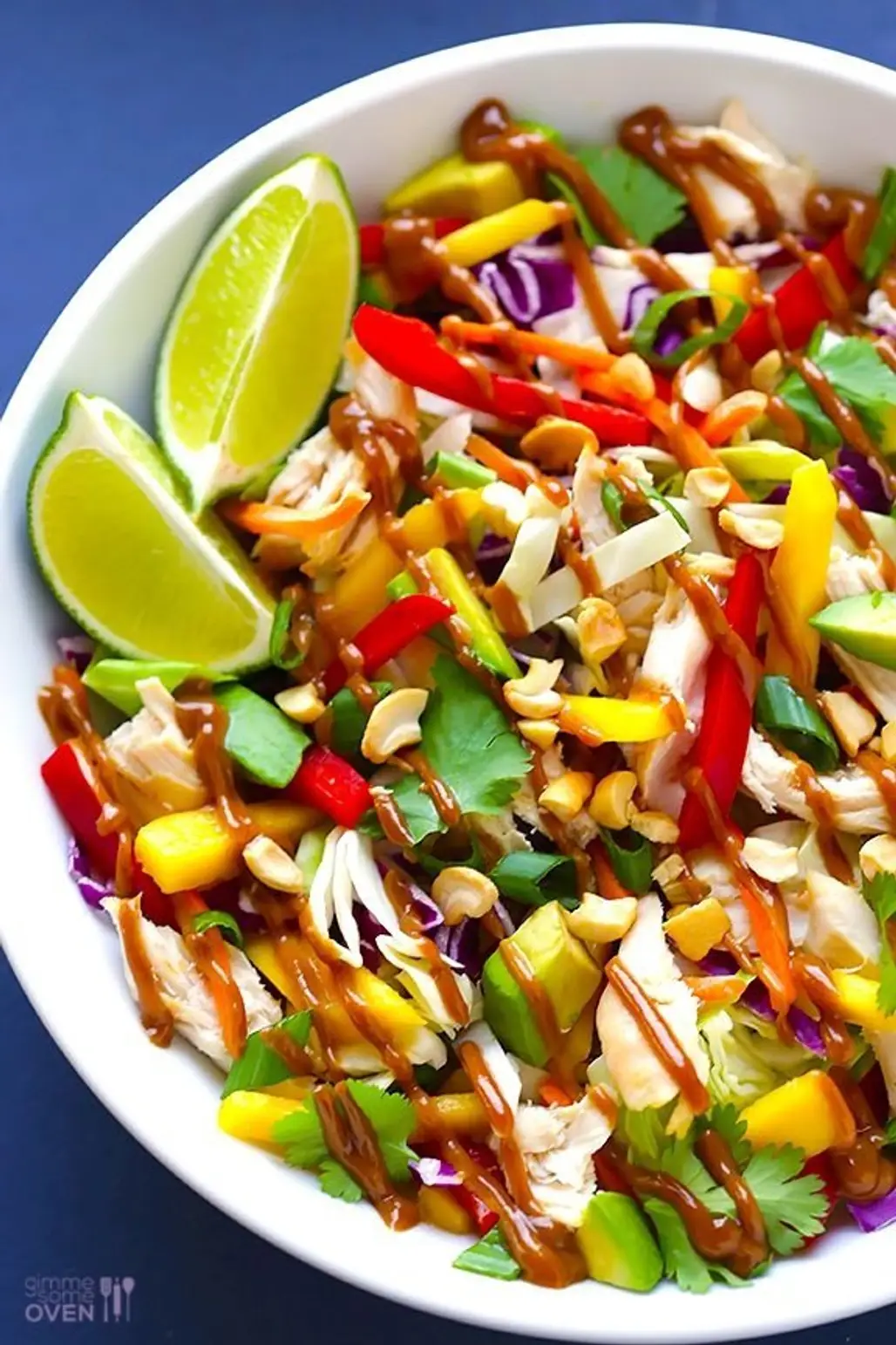Rainbow Thai Chicken Salad