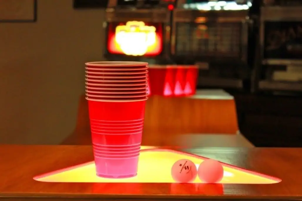 Designer Beer Pong Table