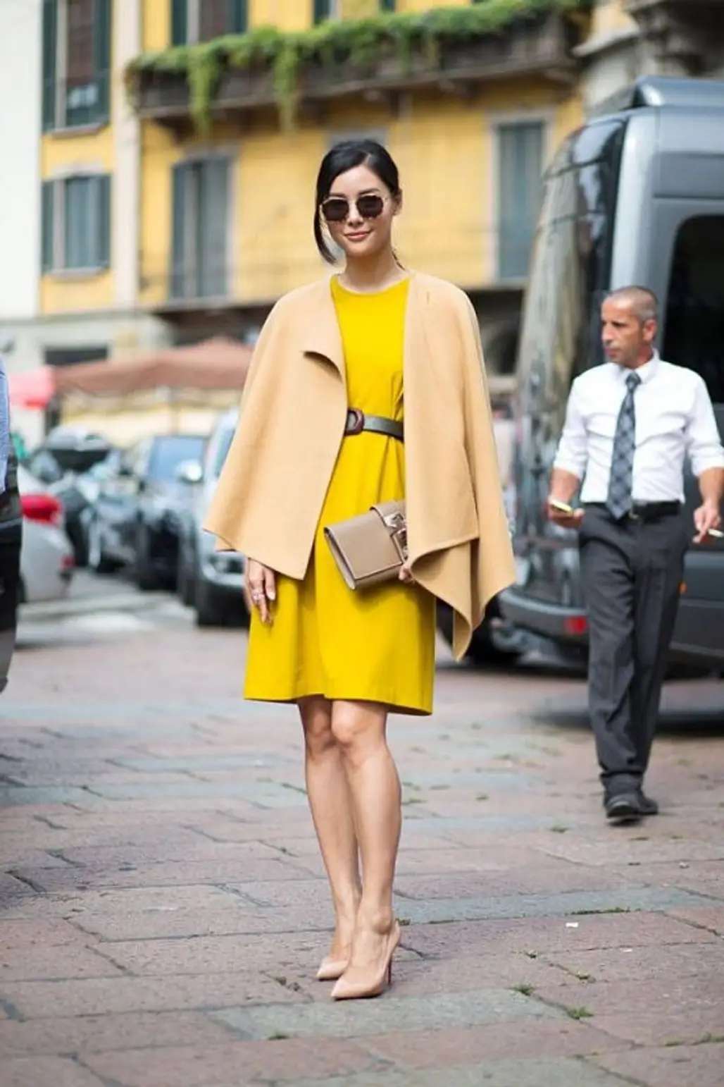 yellow, clothing, road, fashion, spring,