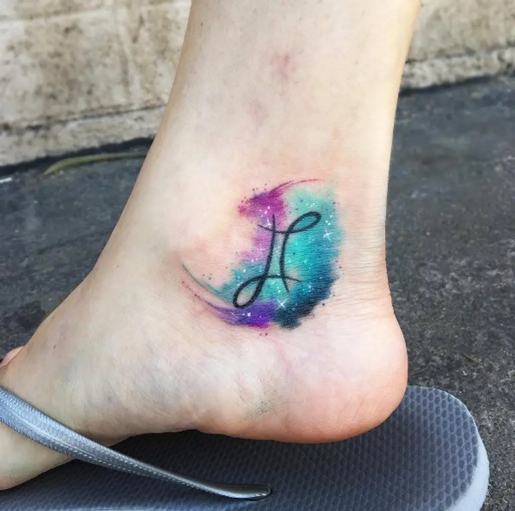 Tattoo, Ankle, Joint, Leg, Temporary tattoo,