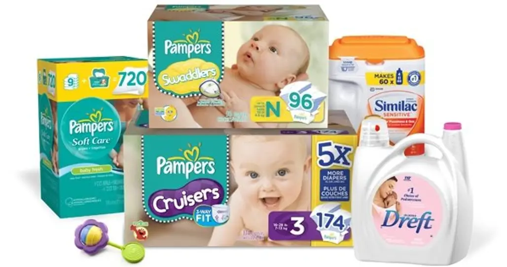 A Truckload of Baby Wipes, Diapers and Diaper Rash Cream