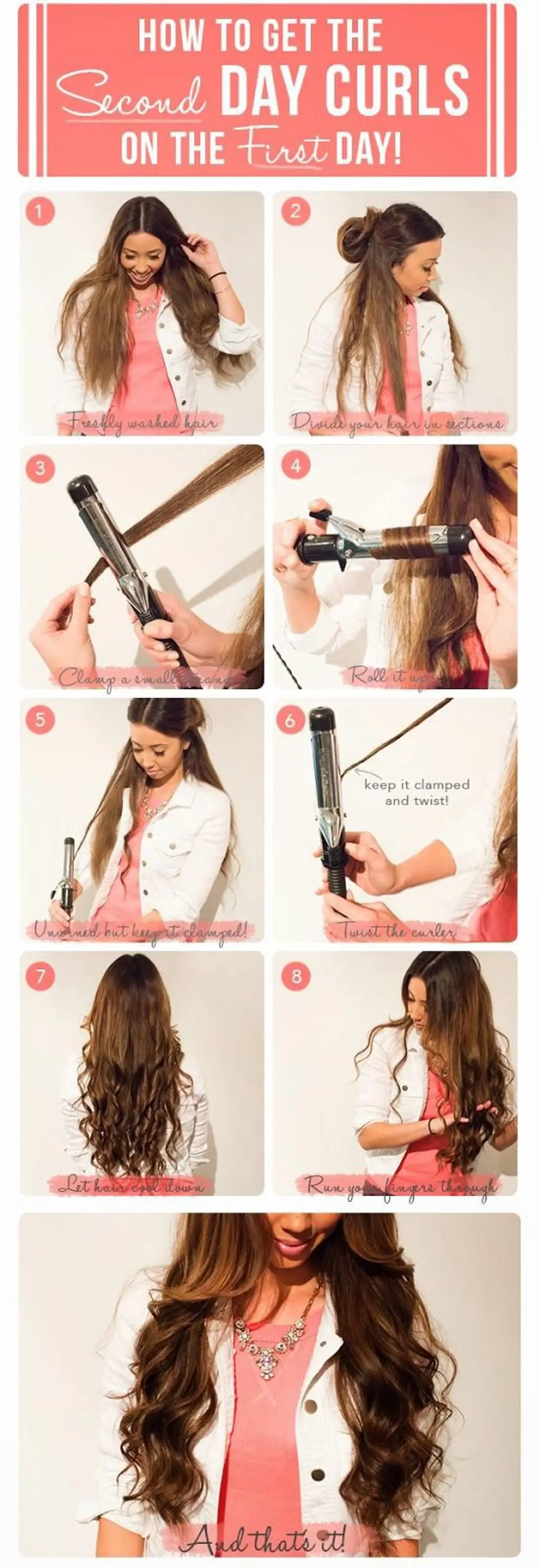 How to Get Second Day Curls on the First Day