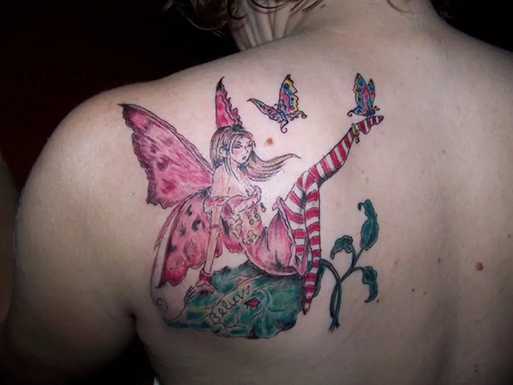 40 Adorable Fairy Tattoo Designs - Bored Art