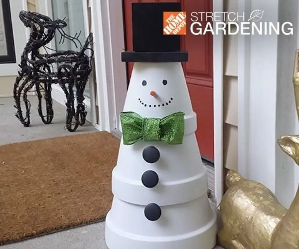 Flower Pot Snowman