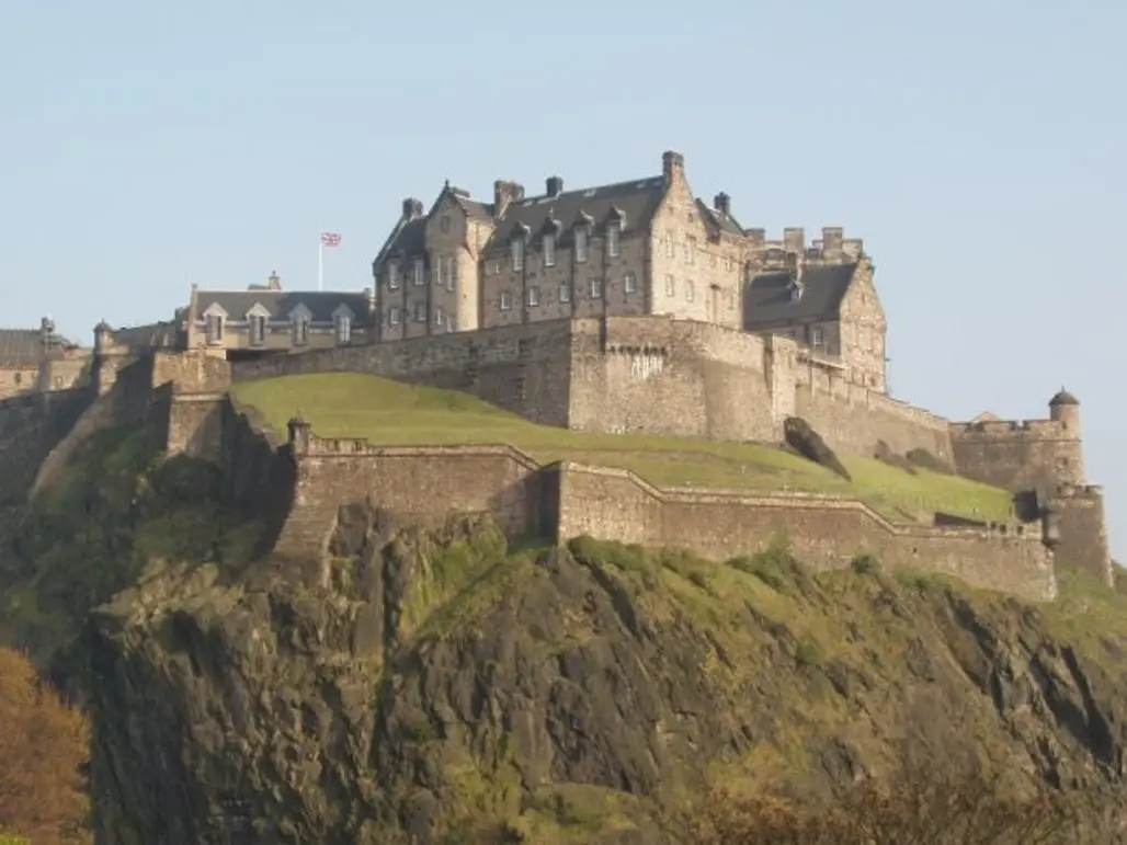 Edinburgh Castle,castle,historic site,fortification,building,
