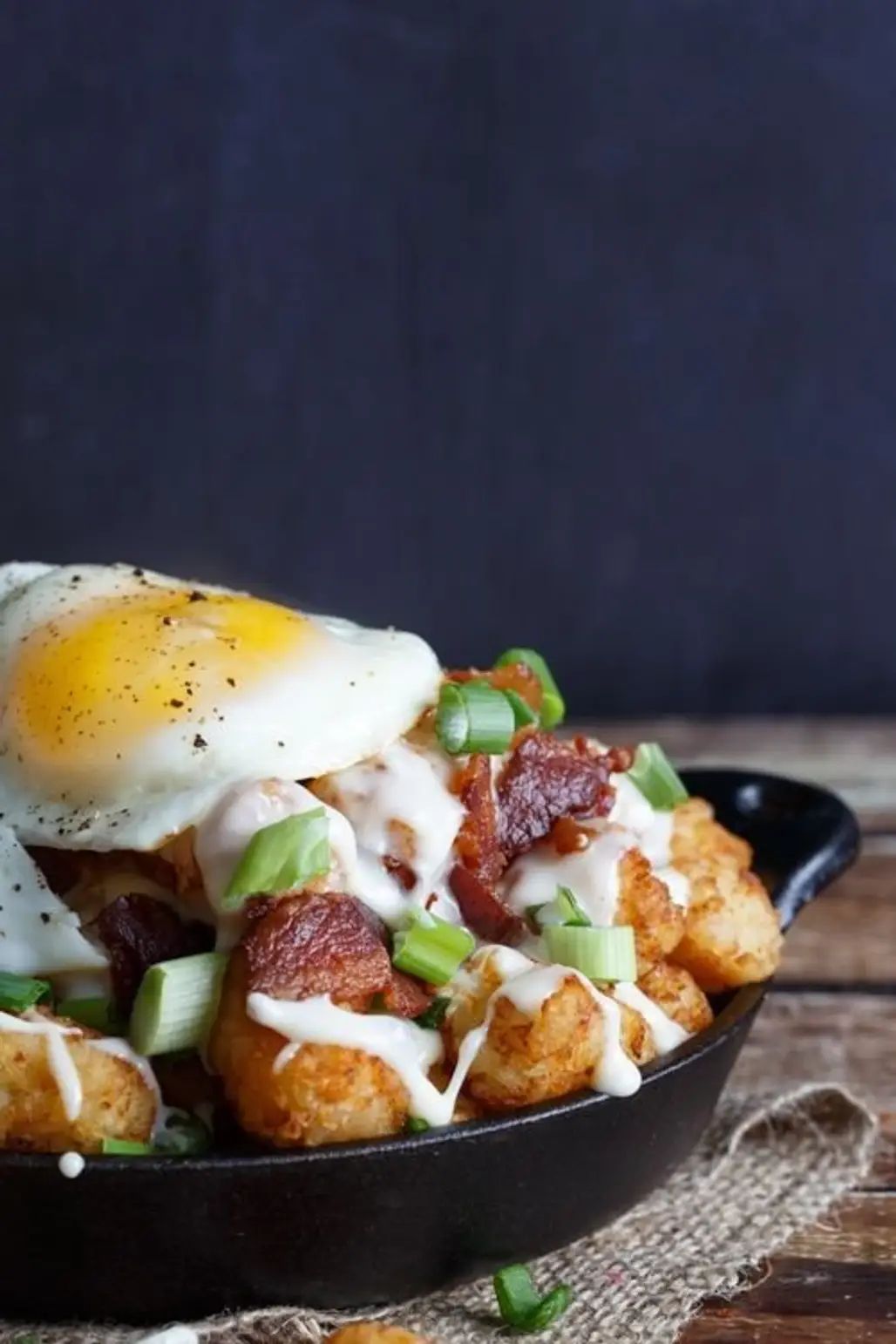 Bacon, Egg, and Cheese Breakfast Totchos