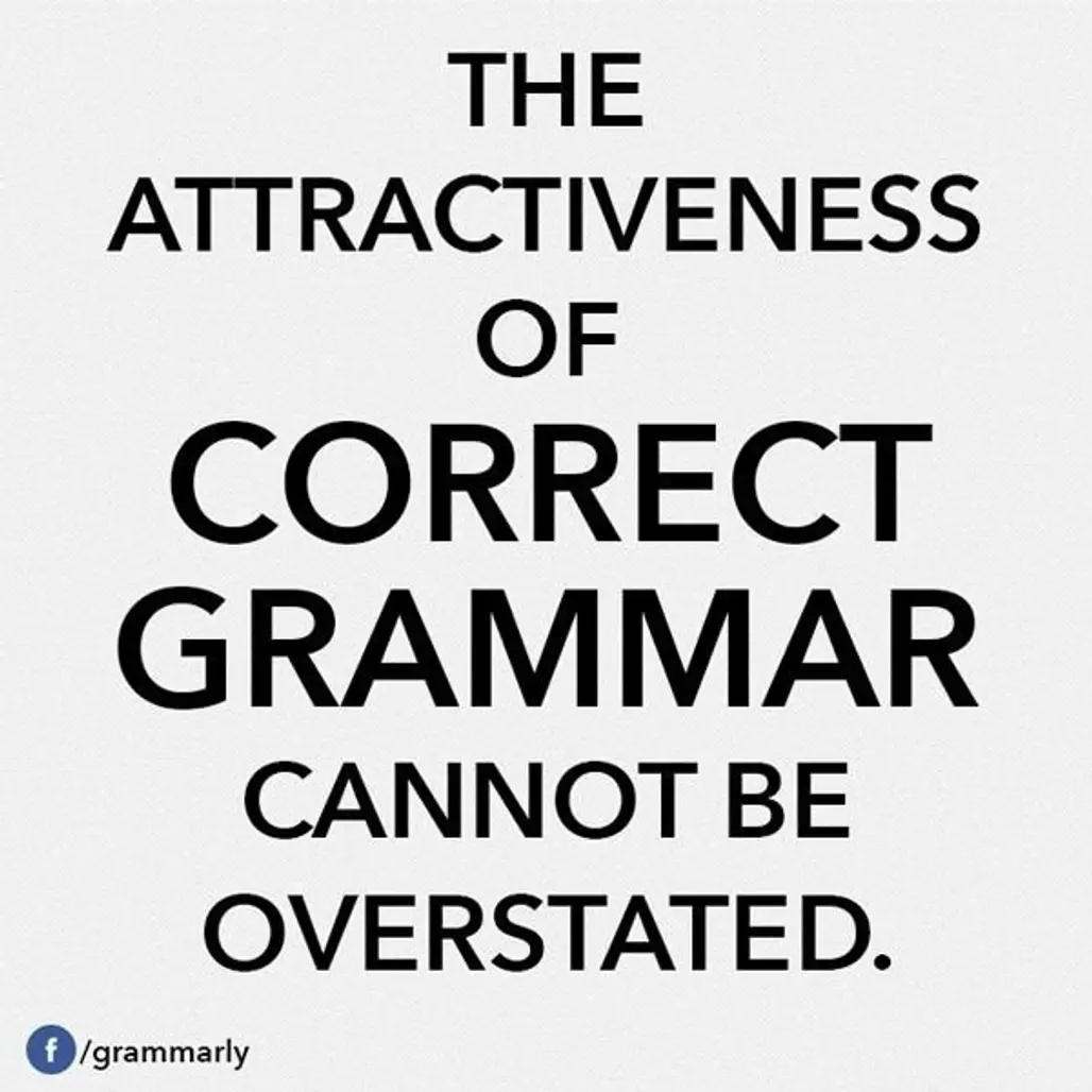 Correct Grammar is Hot