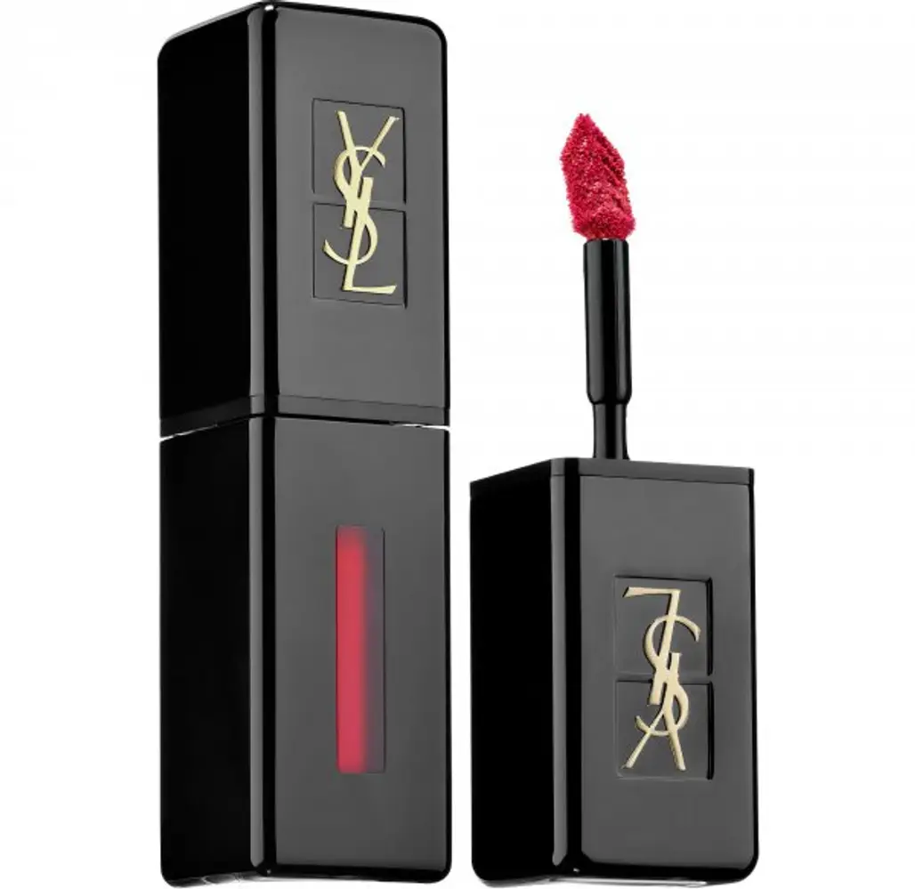 Yves Saint Laurent, cosmetics, perfume, wine bottle,
