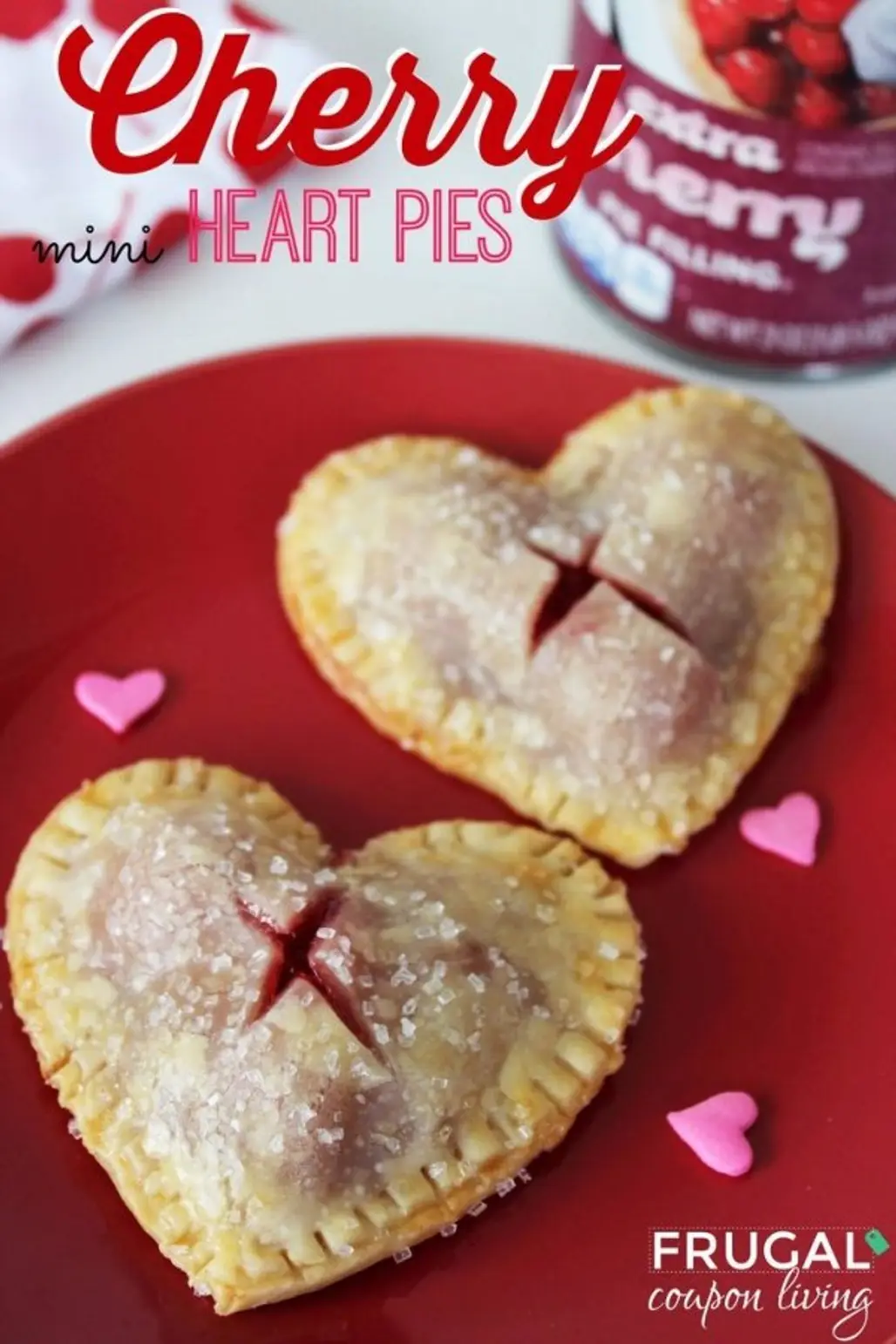 Valentine’s Day Mini Cherry Heart Pies