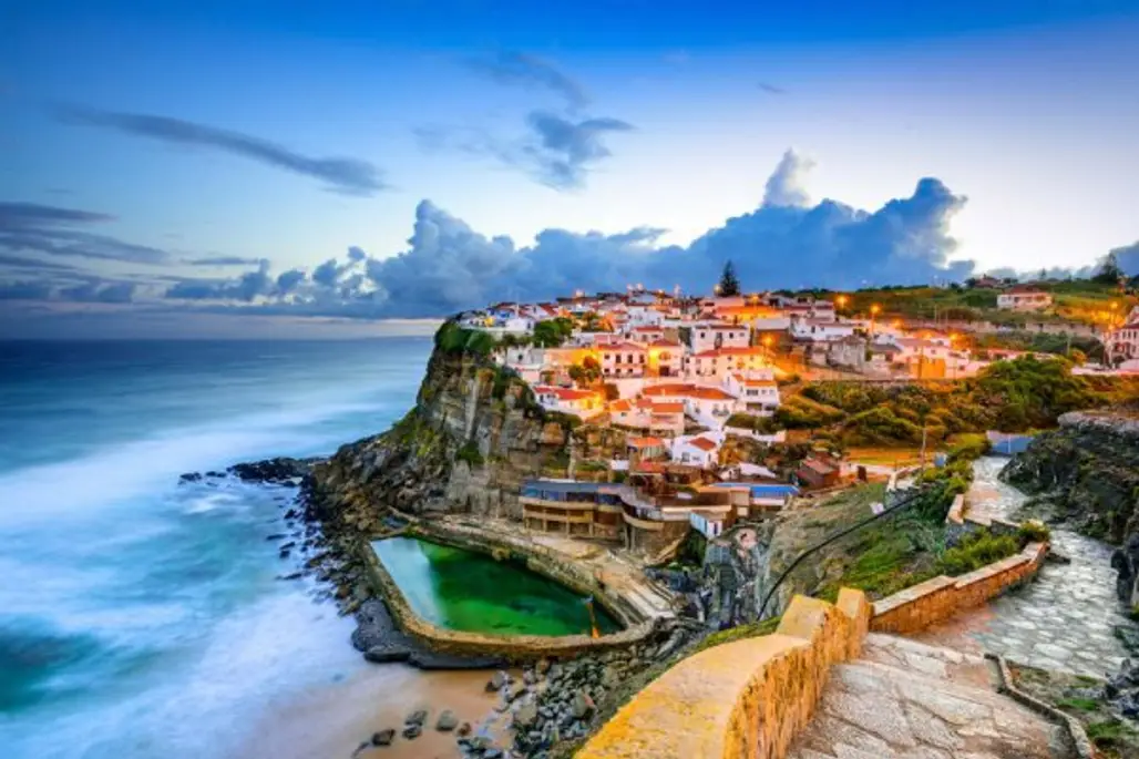 Azenhas do Mar, coast, geographical feature, landmark, shore,
