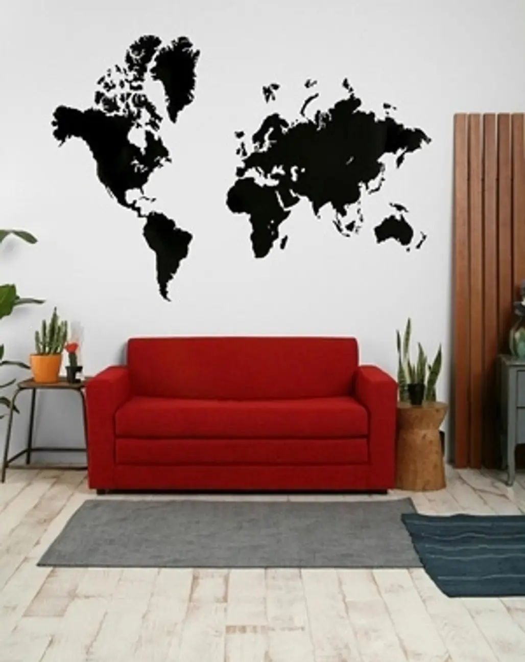 World Map Decal