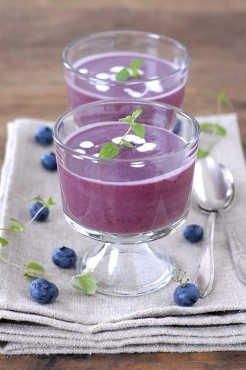 Delicious, Cold Summer Blueberry Soup