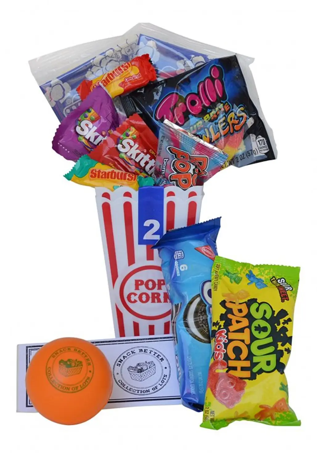Sour Patch Kids, Popcorn, food, gift basket, product,