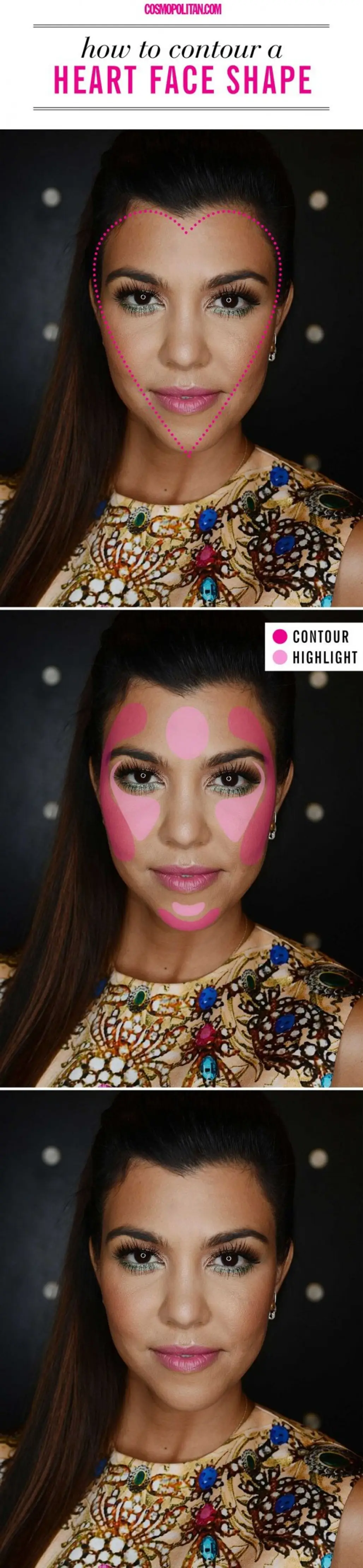 How to Contour if You Have a Heart Face Shape