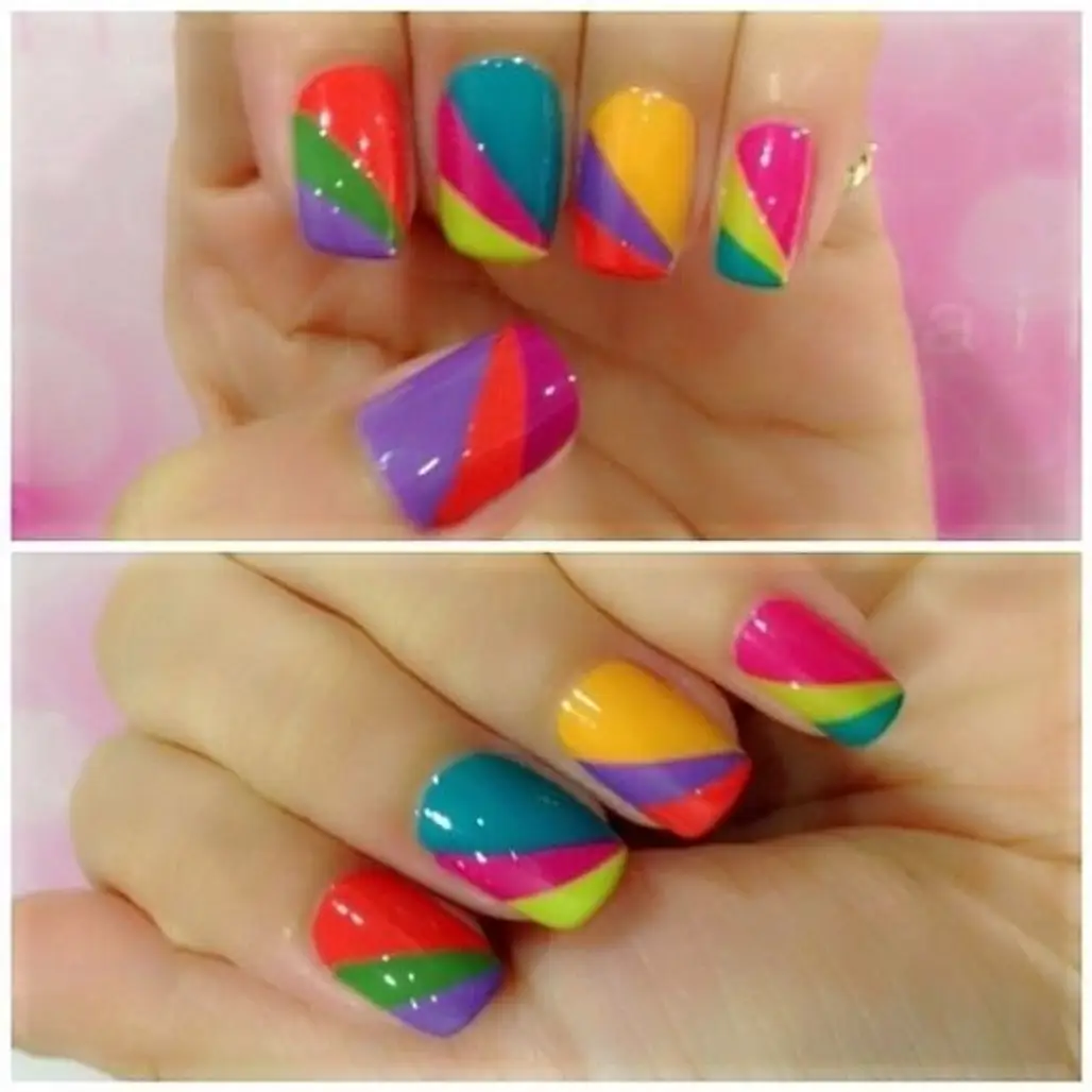 Fruit Stripe Nails