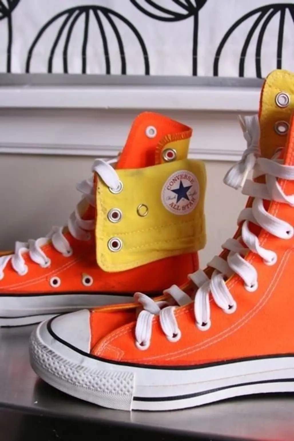 Orange Converse