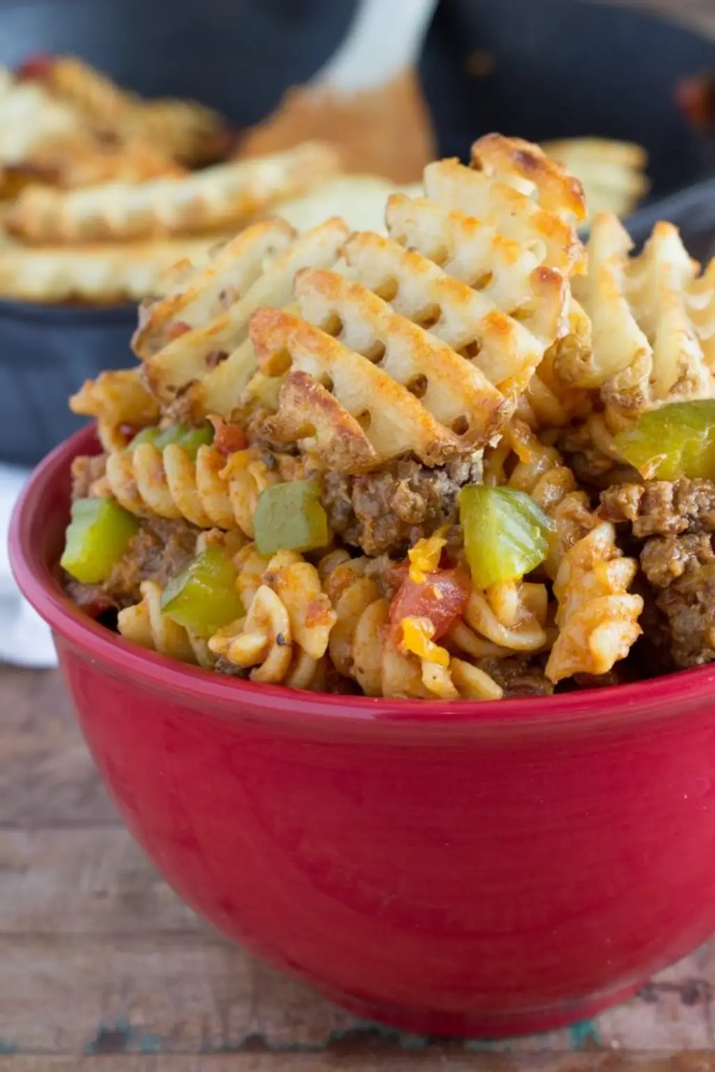 Cheeseburger and Fries Casserole