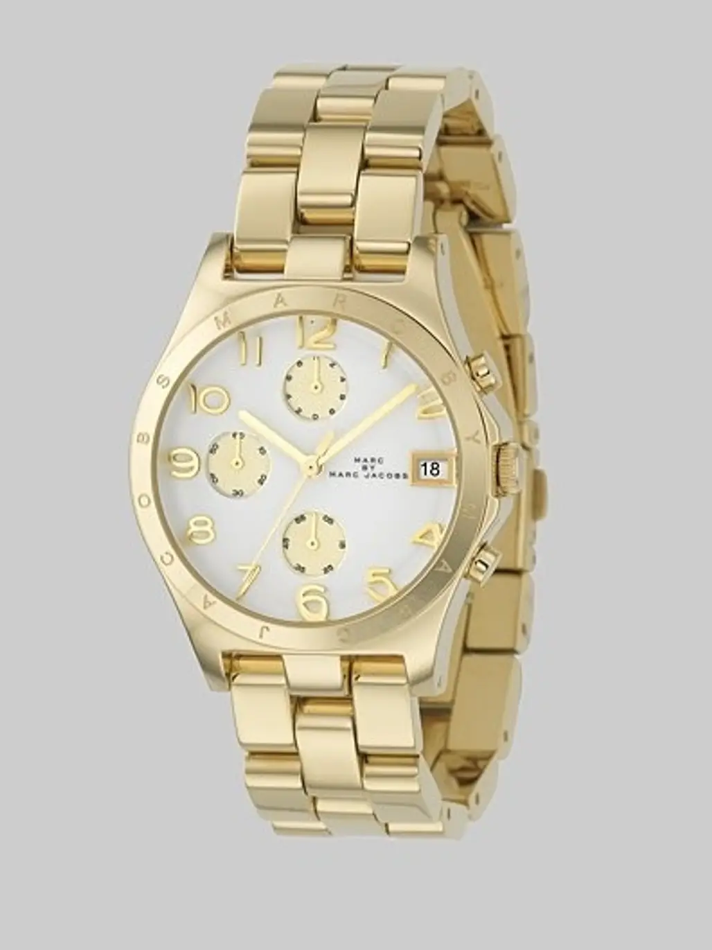 Marc by Marc Jacobs Ladies Gold IP Stainless Steel Henry Watch