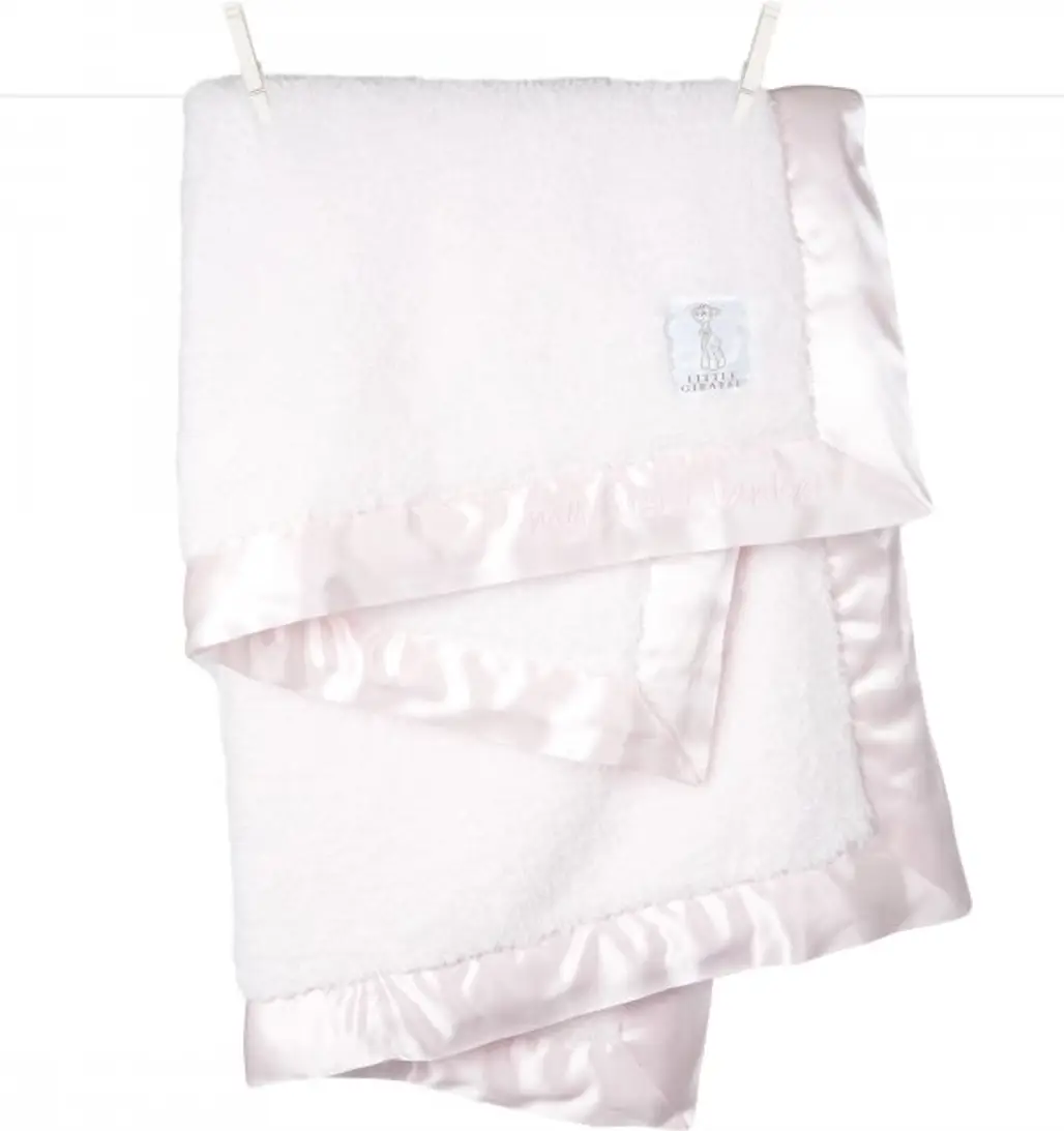 Chenille Blanket, 29" X 35", Pink