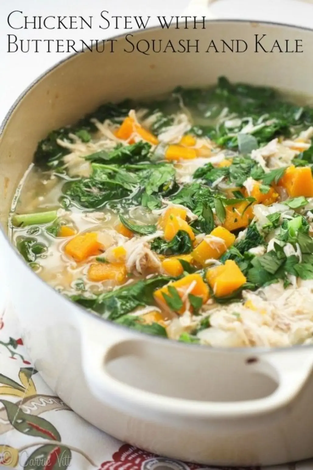 Chicken Stew with Butternut Squash and Kale