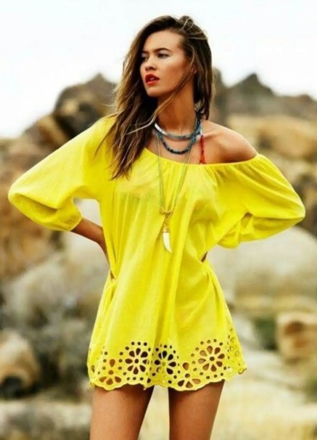 Bright Yellow Cover-up