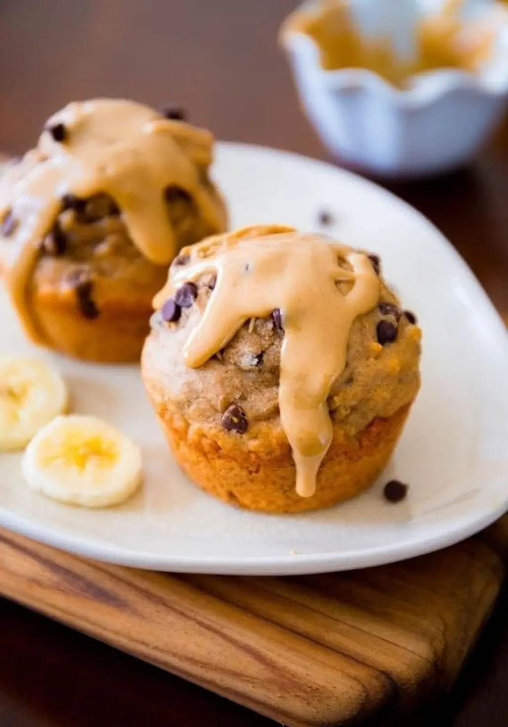Homemade Muffins with Nut Butter